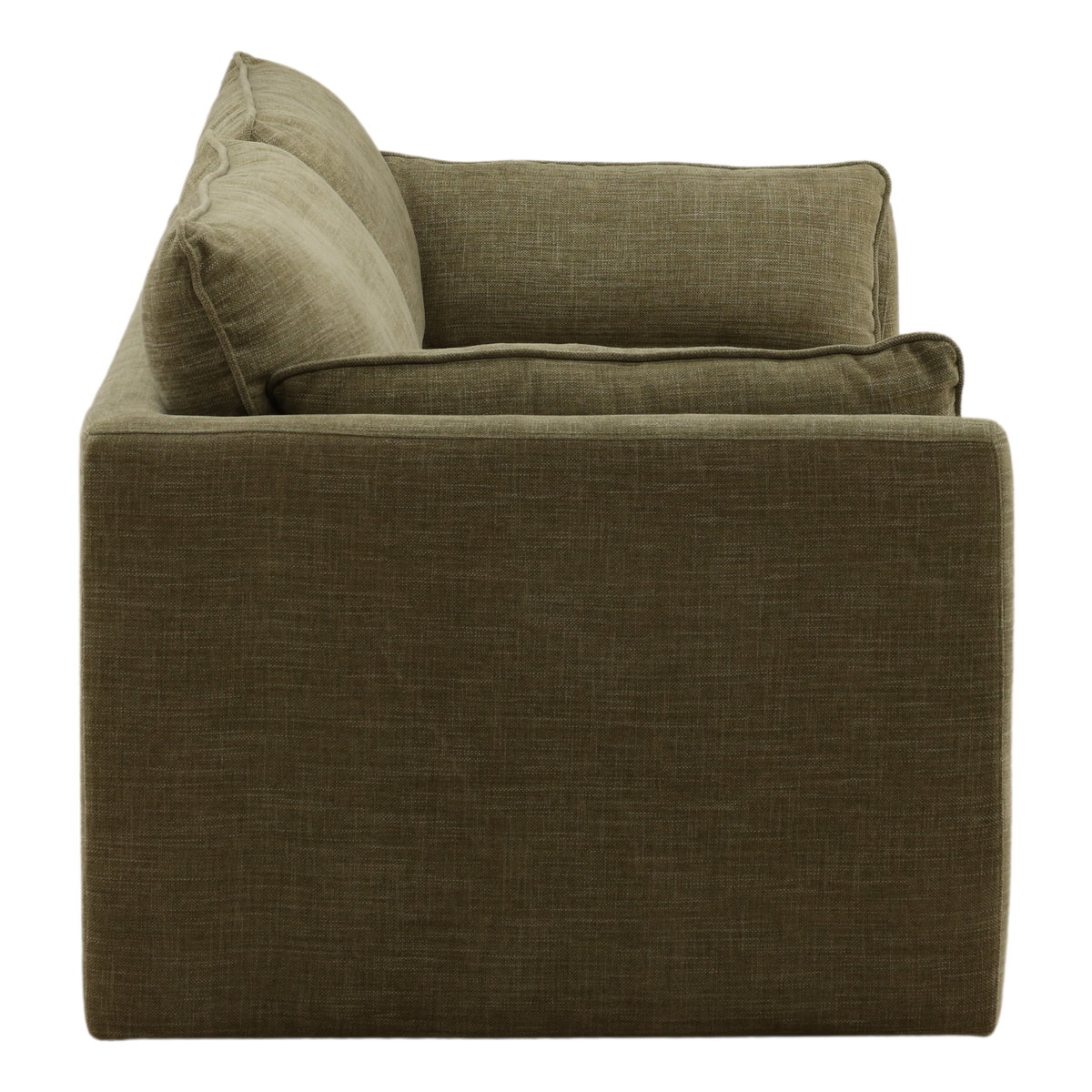 Bourchard Sofa Green, Sofas & Sectional by Dovetail, 89.75" width x 32" height x 34.75" depth View 3