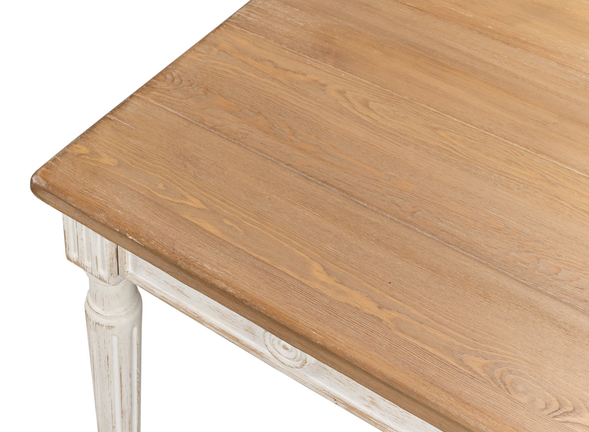 Lady's Dining Table, by Sarreid, 2'8" length x 5'3" width x 2'7" height View 5