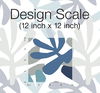 Kinetic Tropical Blue & Grey Peel & Stick Wallpaper thumbnail 4