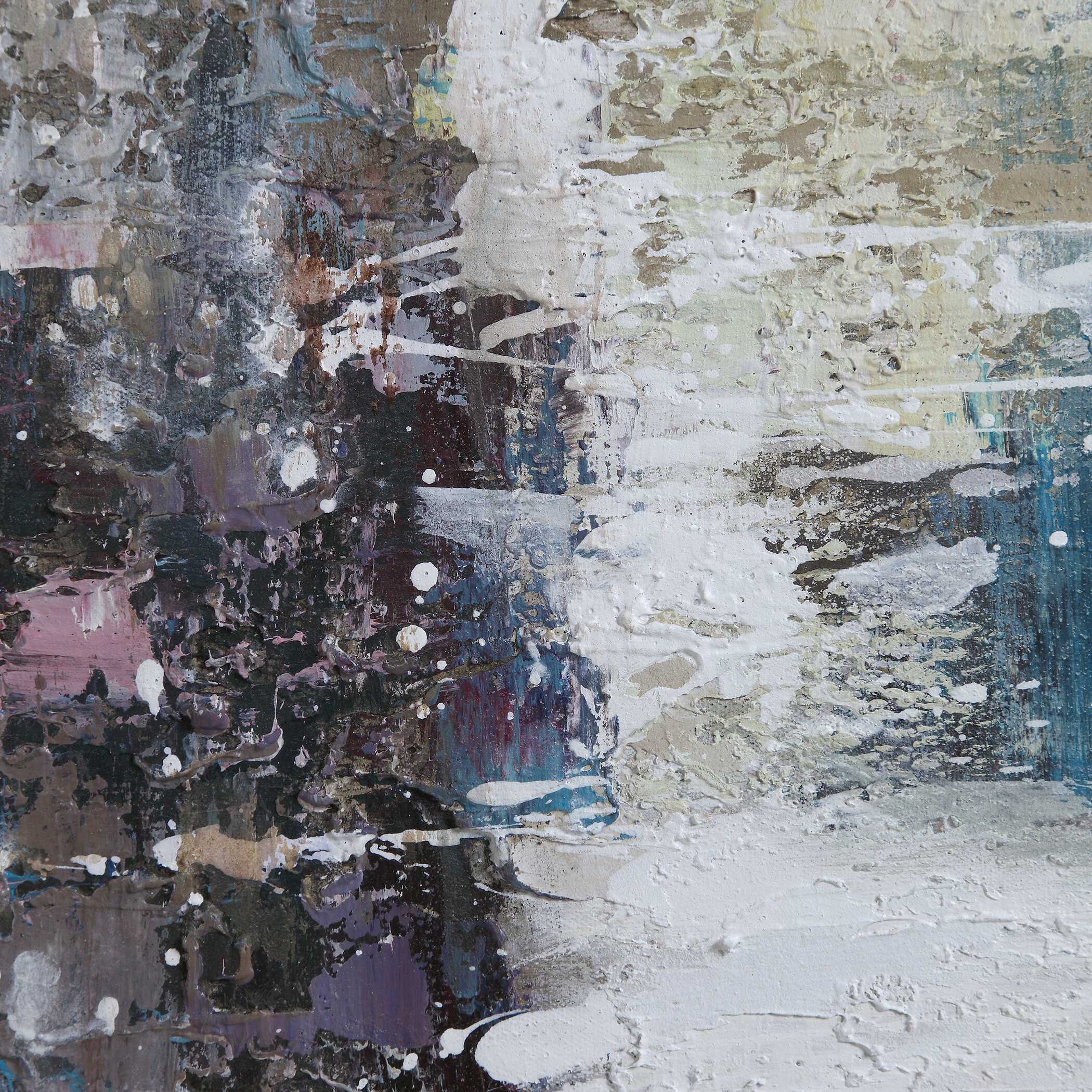 Elevation Abstract Art, Painting by Uttermost, 41.87" width x 54.75" height x 2.25" depth View 5