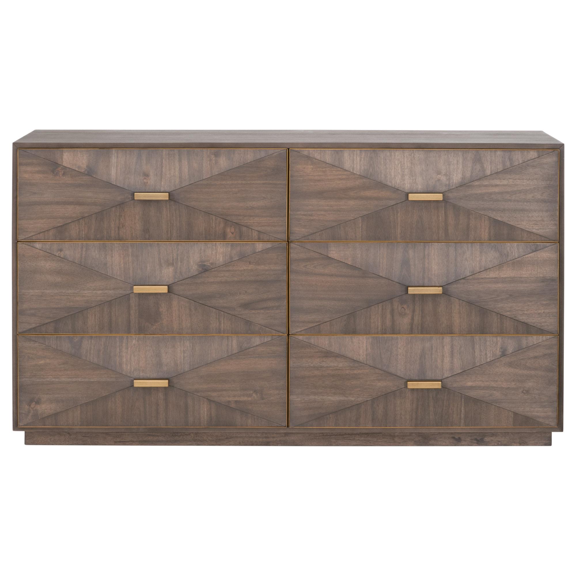 Wynn 6-Drawer Double Dresser, by Essentials for Living, 64" width x 36" height x 20" depth View 1