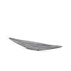 Piero Small Concrete Finished Metal Decorative Bowl, by Mercana, 31.5" length x 5" width x 4" height thumbnail 1
