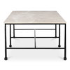 River Coffee Table Botticino Marble, by Moe's Home, 52.5" width x 17" height x 27.5" depth thumbnail 3
