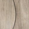 Clapp Round Light Brown with White Wash Wood and Silver Metal Nesting Coffee Tables (Set of 2) thumbnail 7