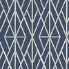 Riviera Bamboo Trellis Navy Wallpaper thumbnail 0