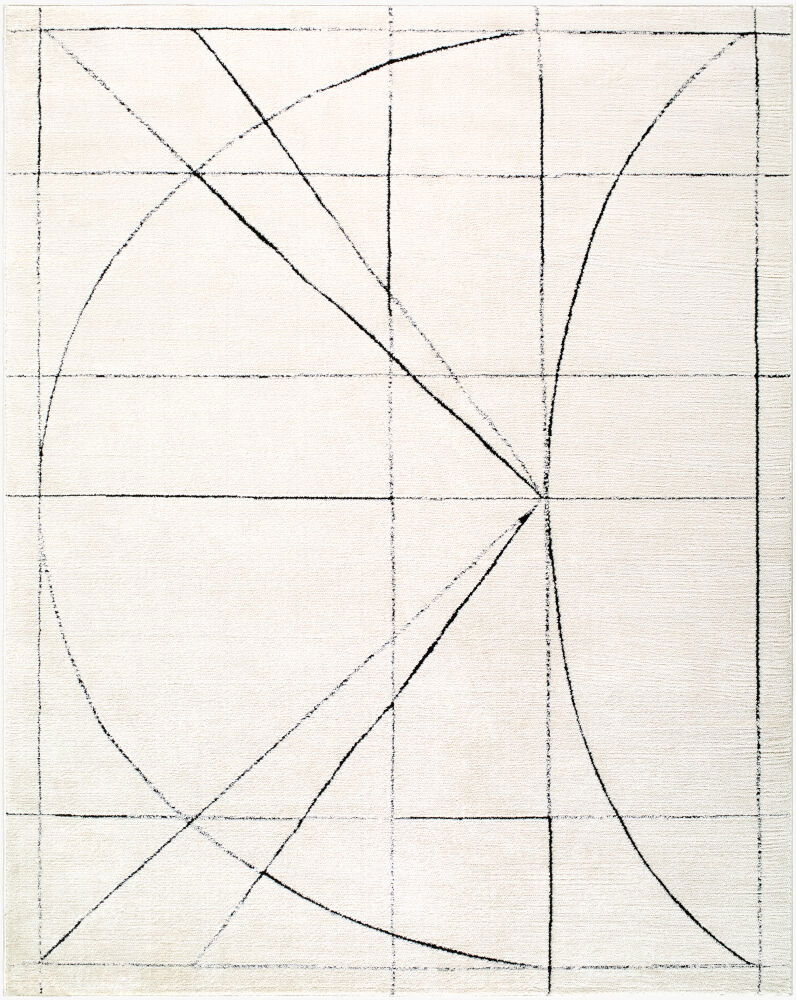 Architect Machine Woven Rug, by Surya, 9'0.27" length x 6'6.74" width