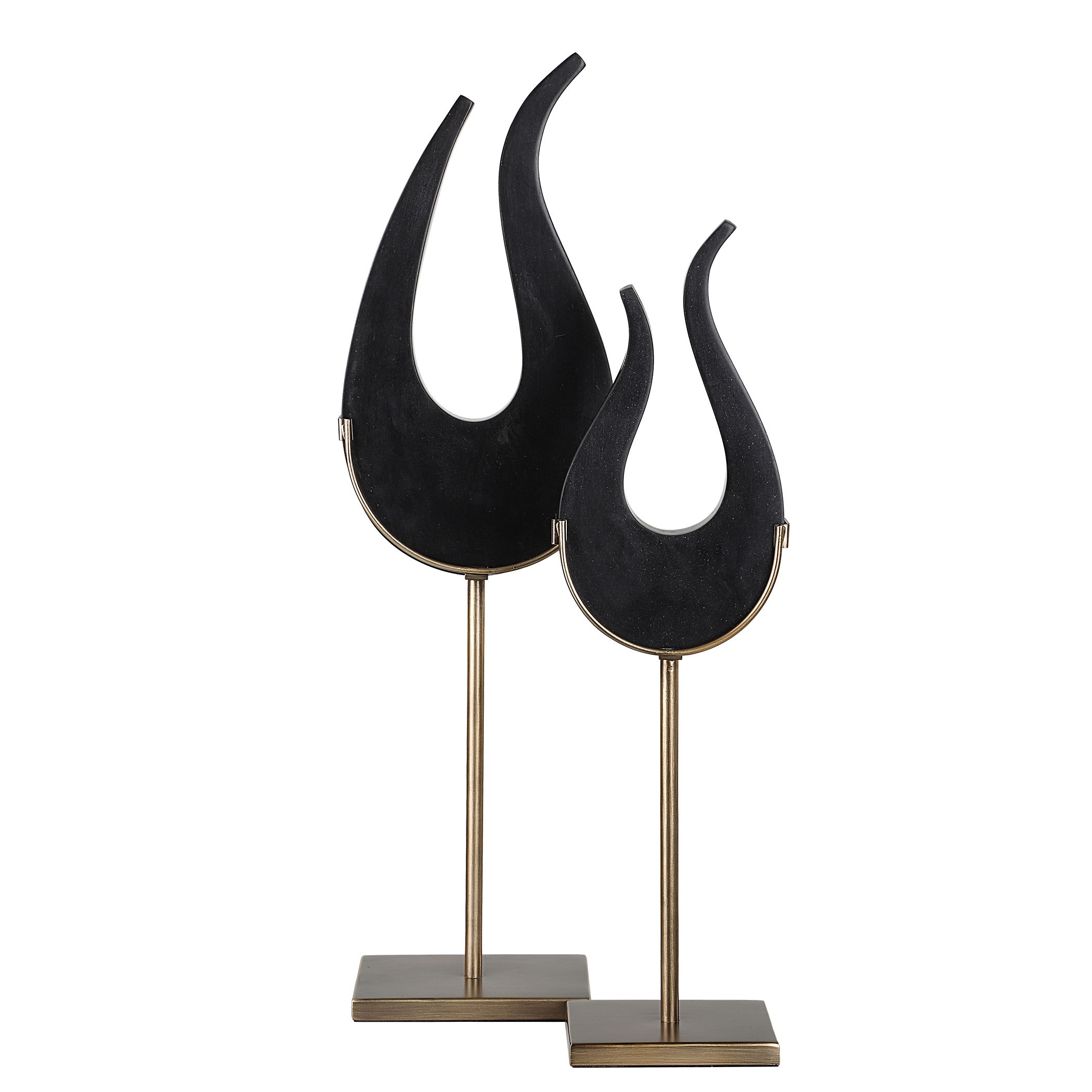 Black Flame Sculptures, S/2 large image 