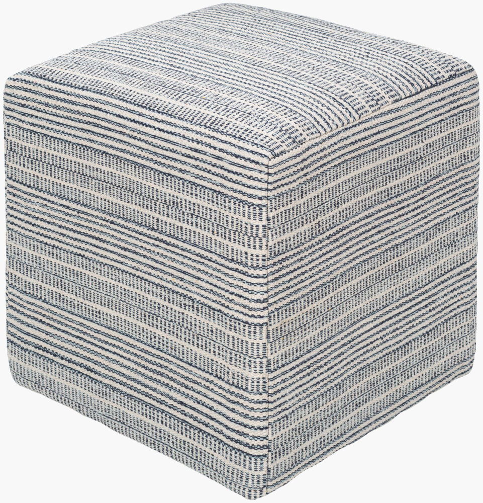 Ryder Pouf, Ottoman by Surya, 16" width x 18" height