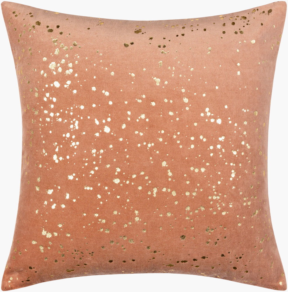Velvet Sparkle Accent Pillow, Decorative Pillow by Surya, 22" length x 22" width
