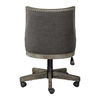 Aidrian Charcoal Desk Chair, Furniture by Uttermost, 22.5" width x 39" height x 25" depth thumbnail 6