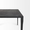 Timothy 42.0 X 22.0 X 15.5 Ebony Black Iron Coffee Table, by Mercana, 42" length x 22" width x 15.5" height thumbnail 6