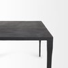 Timothy 42.0 X 22.0 X 15.5 Ebony Black Iron Coffee Table, by Mercana, 42" length x 22" width x 15.5" height thumbnail 8