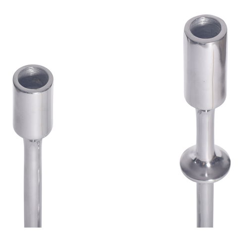 Irie Candle Holders-set Of Two Silver