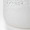Pearl Short White Gold Rim Glass Vase thumbnail 10