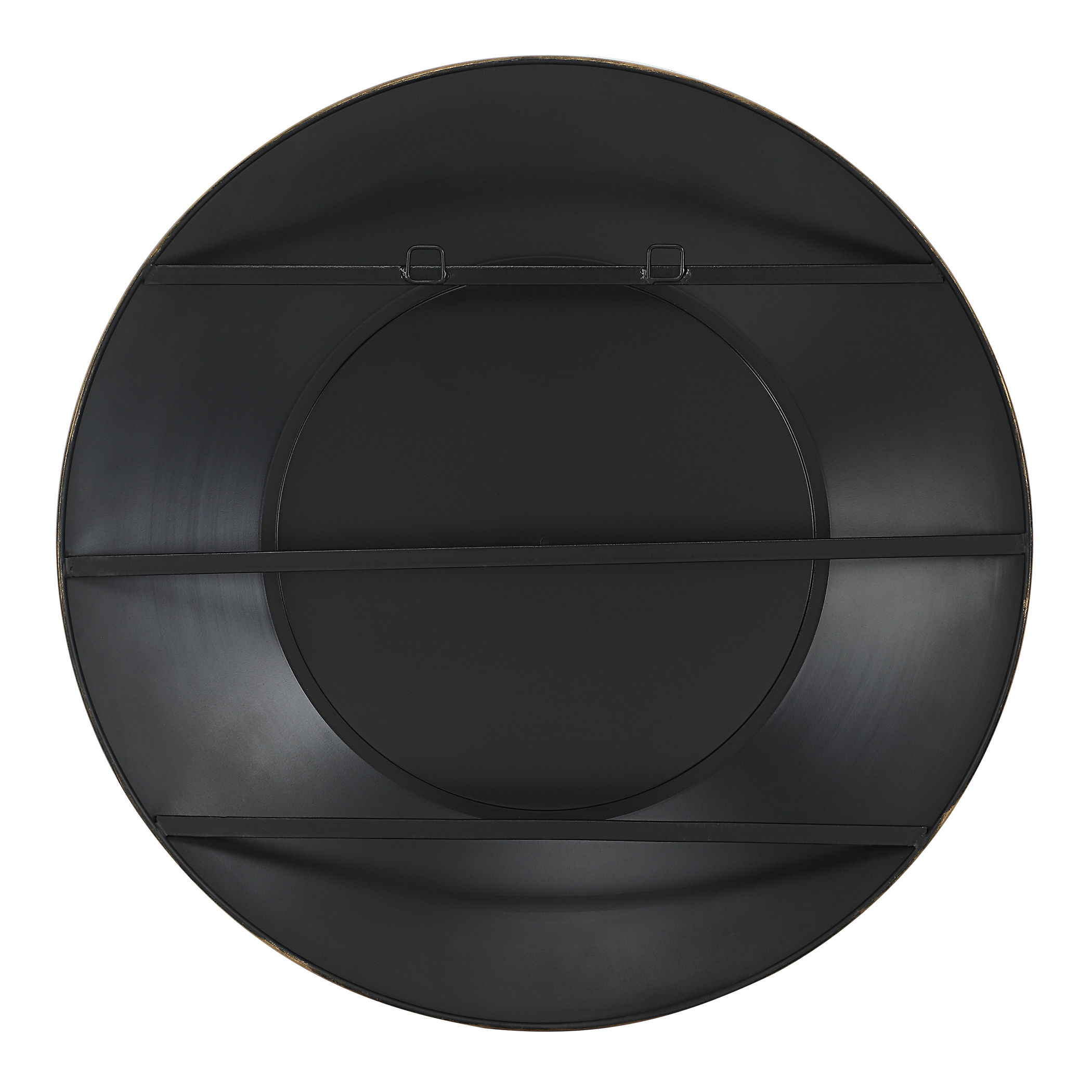 Contessa Round Gold Mirror, by Uttermost, 29.5" width x 29.5" height x 3.75" depth View 8