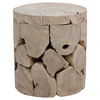Briar Round Side Table Bleached thumbnail 0