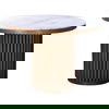 Tower Dining Table White Marble thumbnail 0