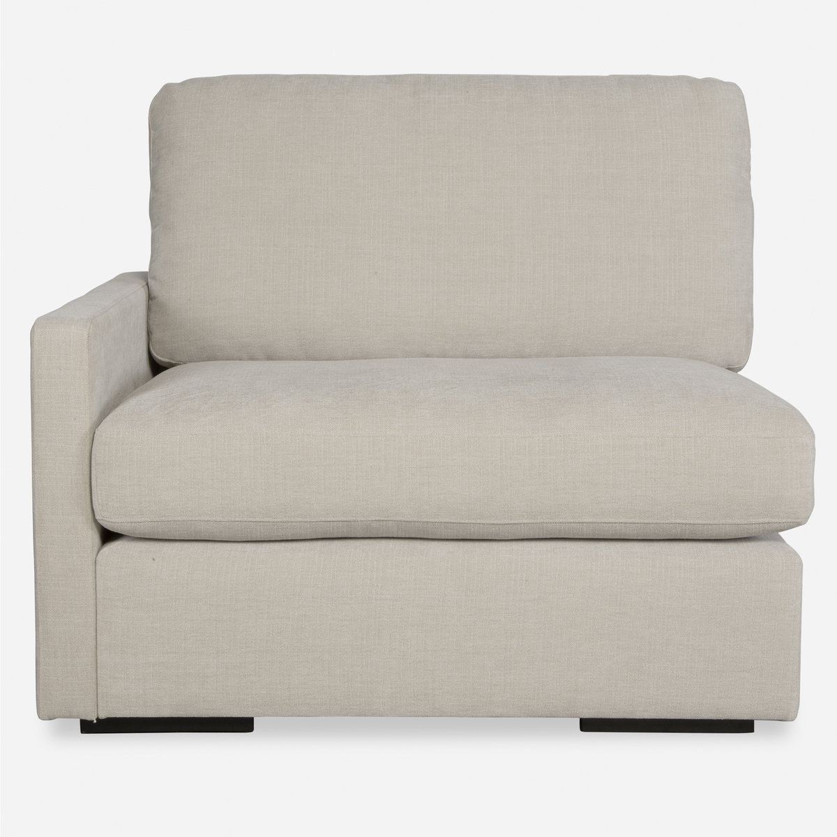 Refuge Sand Left Arm Facing Sofa, Sofas & Sectional by Uttermost, 43.25" width x 30" height x 37.5" depth View 1