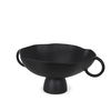 Radka Large Matte Black Metal Decorative Bowl thumbnail 0
