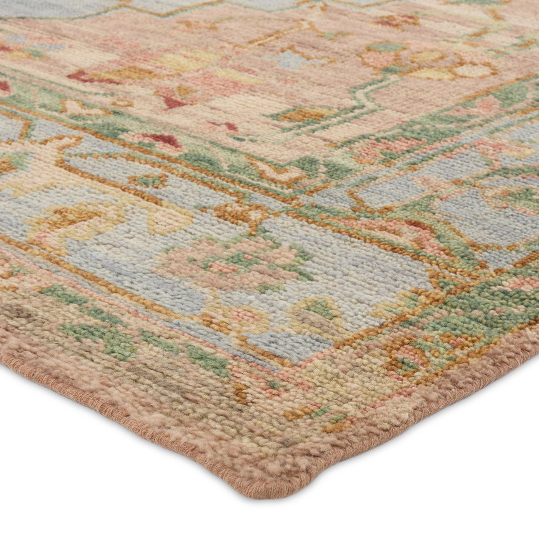 Jaipur Living Jude JIN09 Handknotted Medallion Multicolor Area Rug (6'x9') large image 