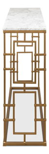 Brass Gate Console Table thumbnail 2