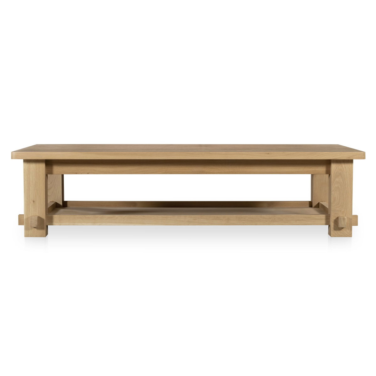 Morey Coffee Table Natural, by Moe's Home, 65" width x 16" height x 35.5" depth View 1
