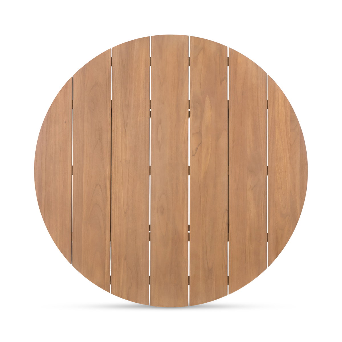 Delta Round Outdoor Dining Table Natural, Outdoor Table by Moe's Home, 3'11" width x 2'6" height x 3'11" depth View 4