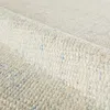 Rutledge Natural Solid Ivory/ Blue Area Rug (5'X8') thumbnail 3