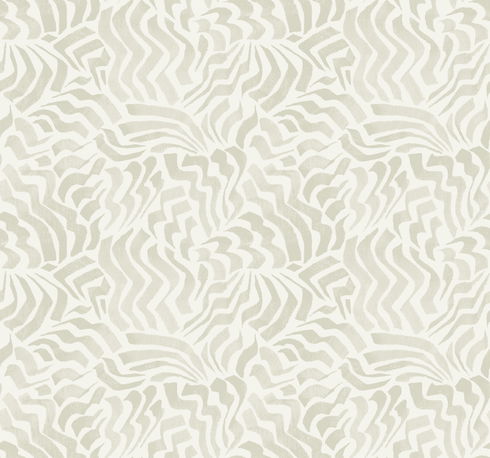 Zora Wave Light Grey Wallpaper