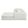 Rue Nook Modular Sectional Off White, Sectional Sofa by Moe's Home, 95.2" width x 23.6" height x 81.8" depth thumbnail 4