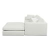 Rue Nook Modular Sectional Off White, Sectional Sofa by Moe's Home, 95.2" width x 23.6" height x 81.8" depth thumbnail 4