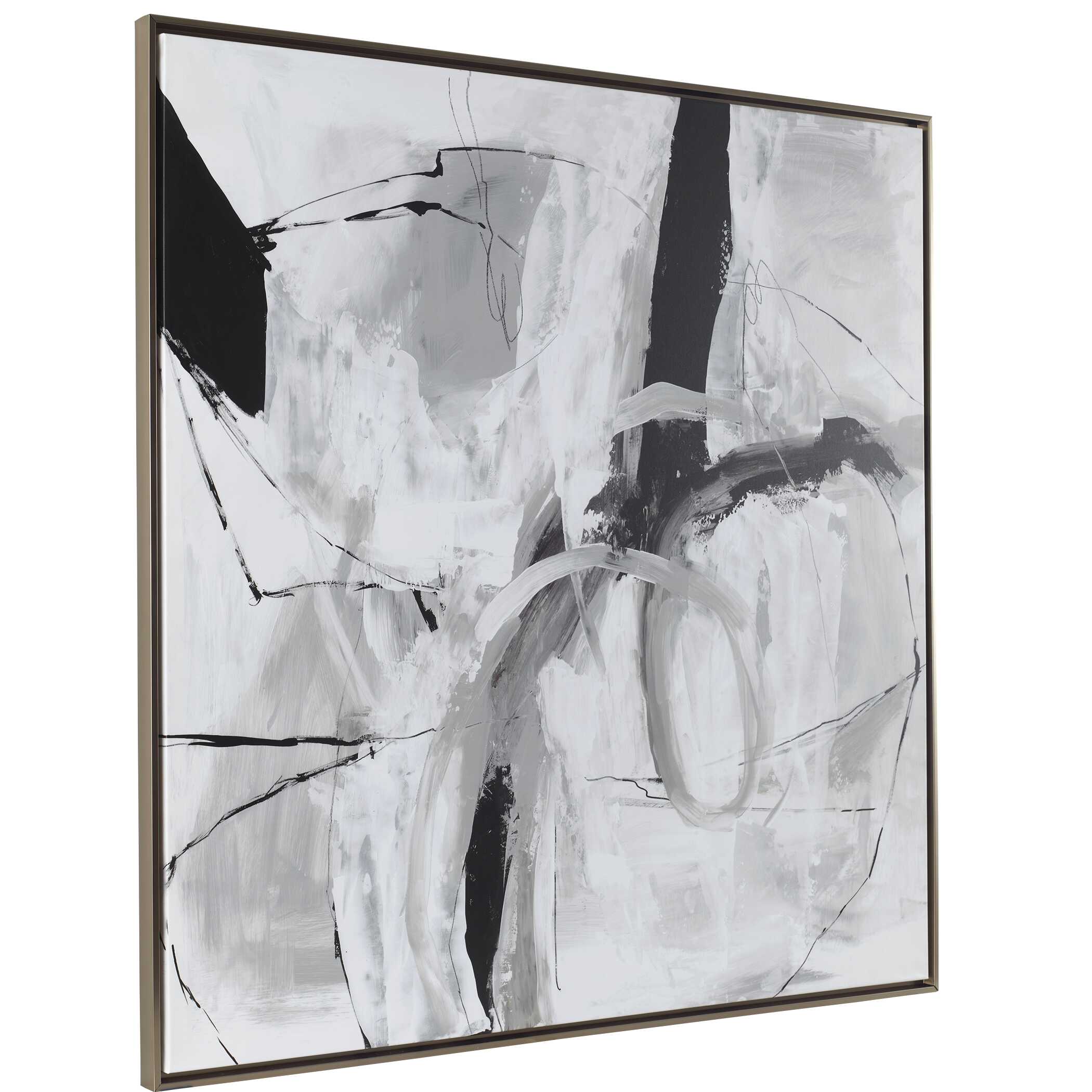 Looping Eternity Framed Abstract Art, Painting by Uttermost, 55.5" width x 55.5" height x 2" depth View 5