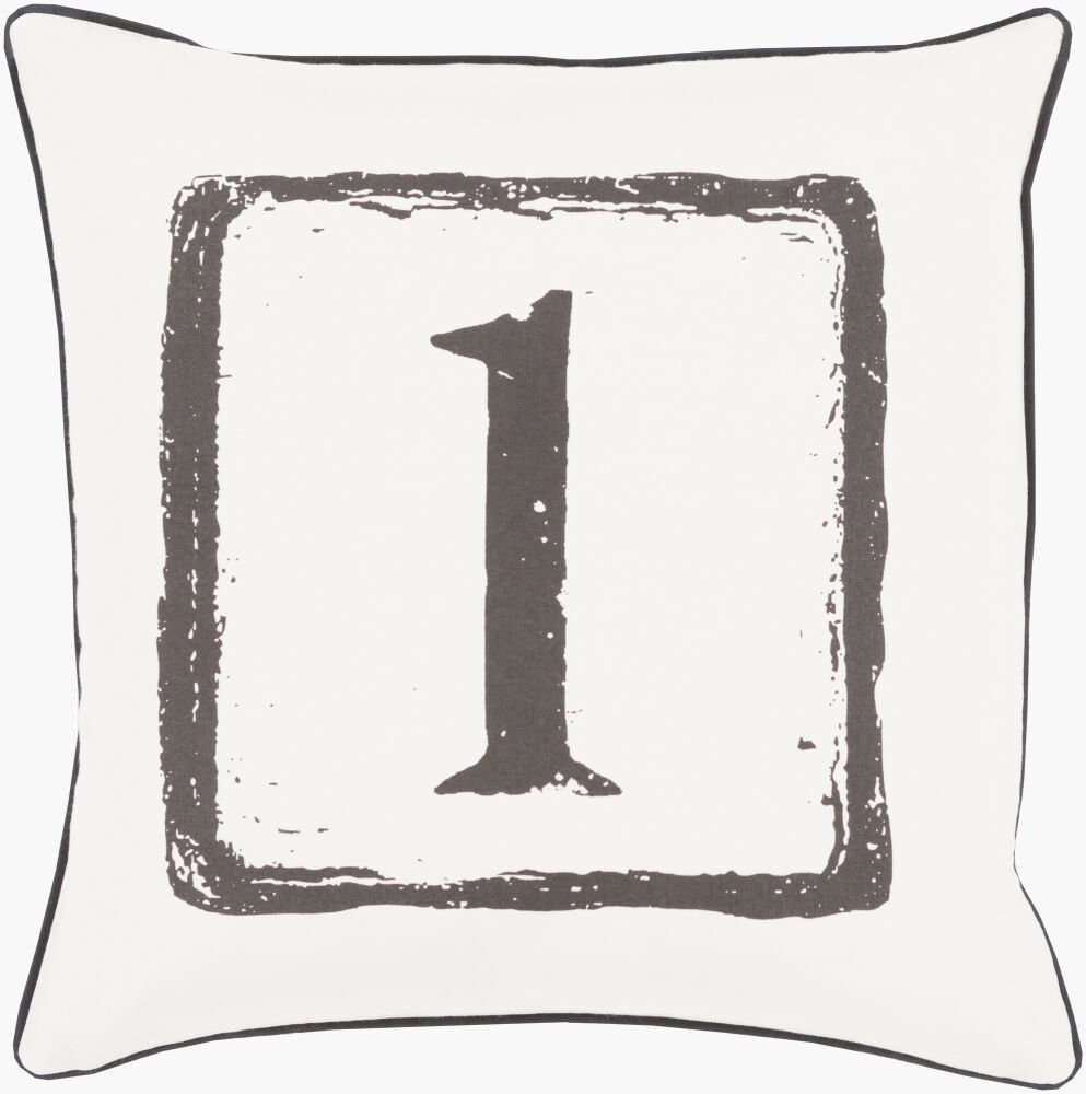 Big Kid Blocks Accent Pillow, Decorative Pillow by Surya, 18" length x 18" width