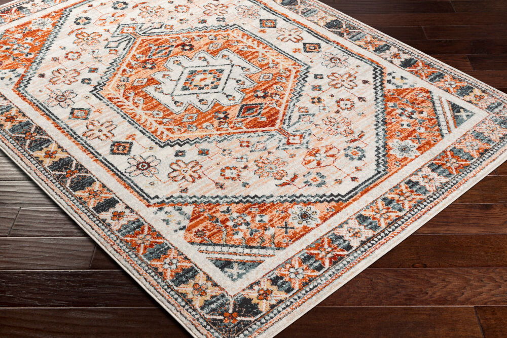Tevazu Machine Woven Rug, by Surya, 6'11.86" length x 5'2.99" width