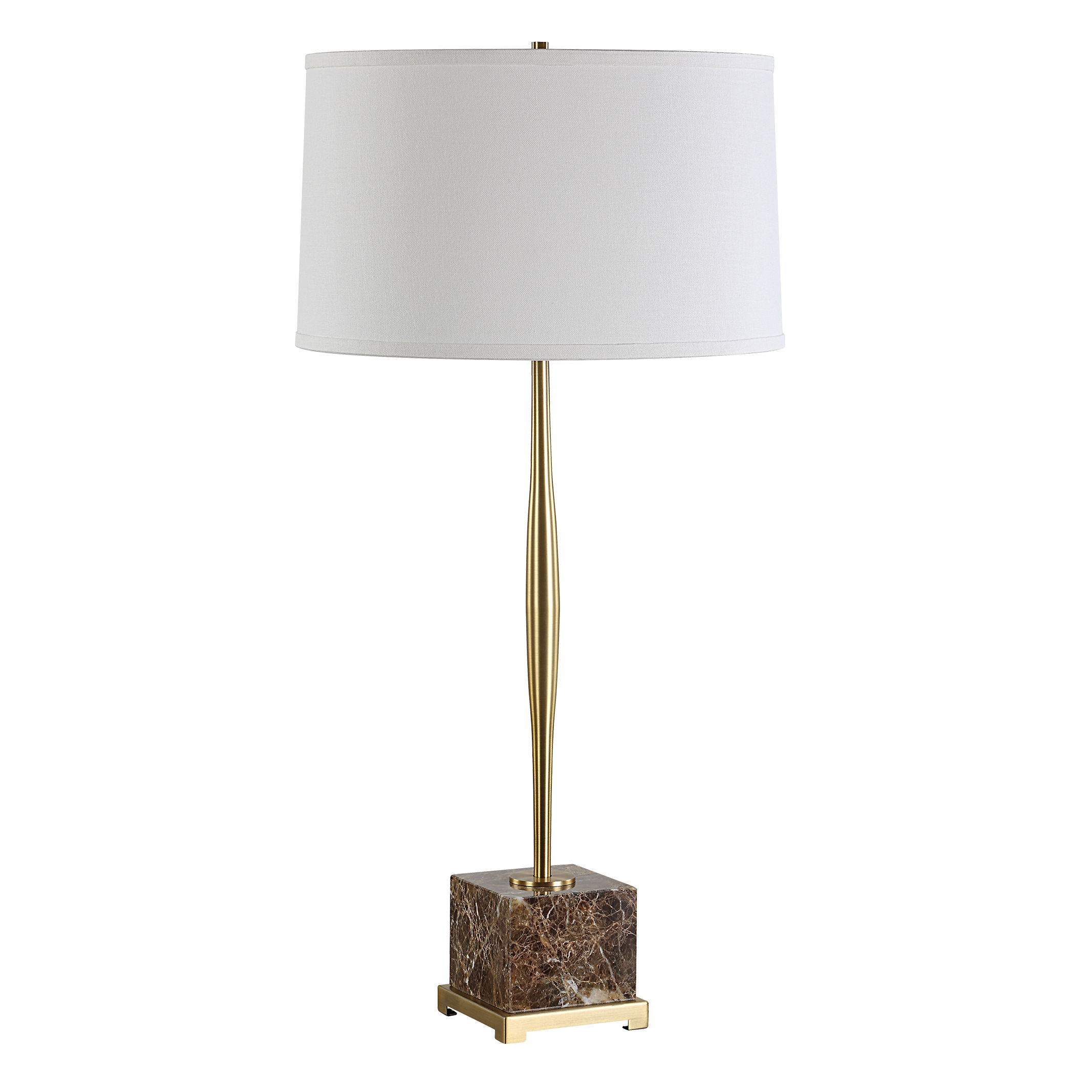 Booker Thin Brass Table Lamp large image 