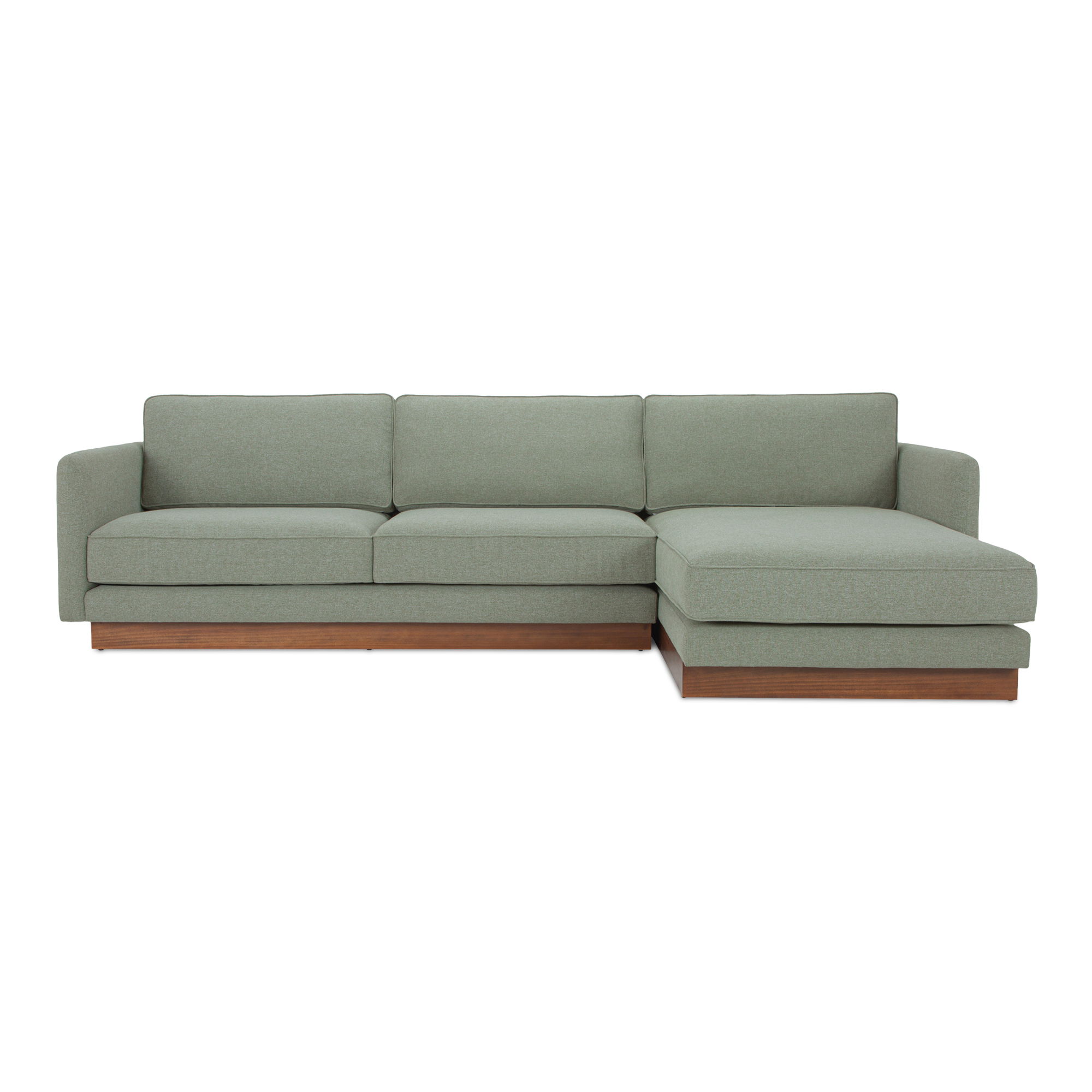 Vernon Right Sectional Sage large image 