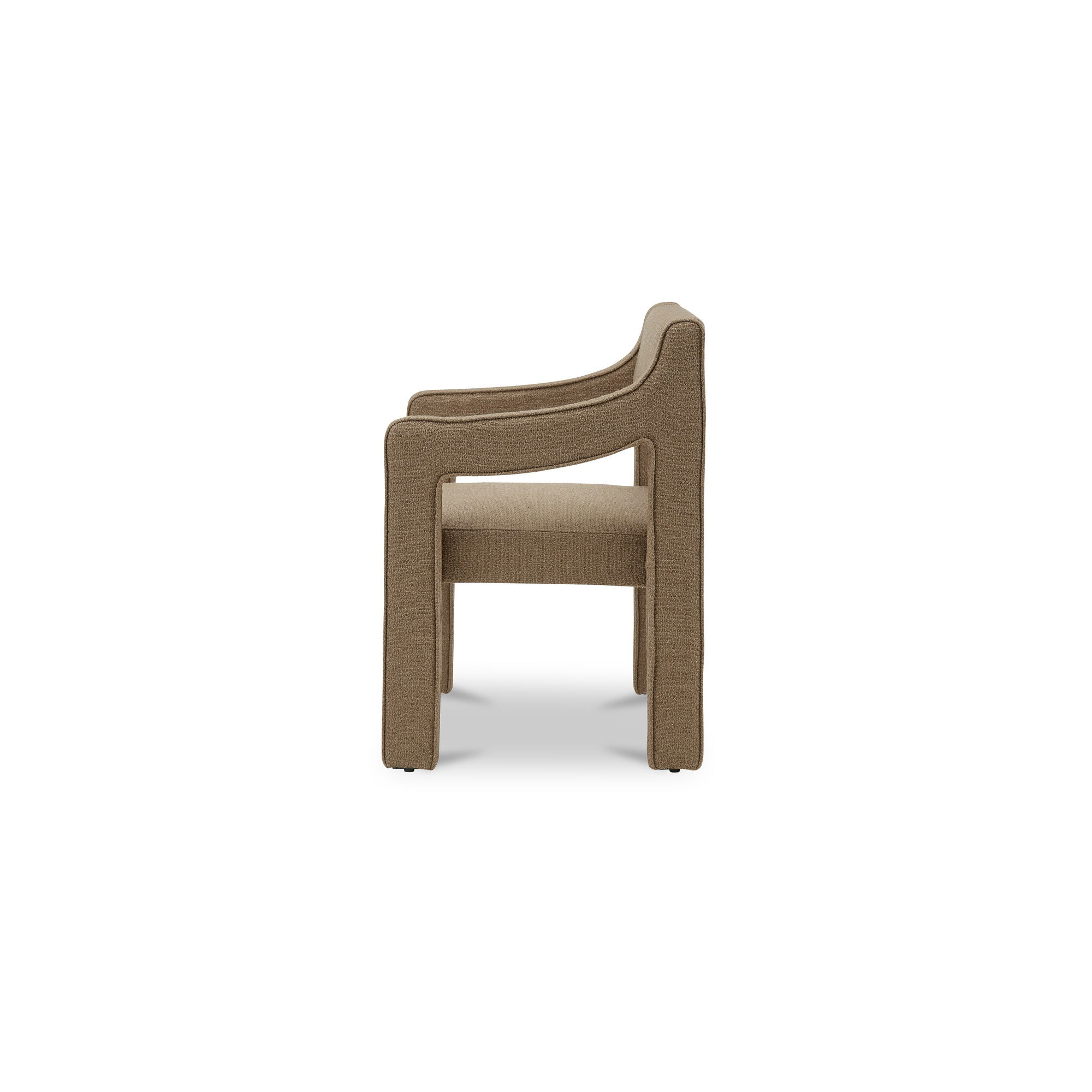 Elise Dining Chair Ochre, by Moe's Home, 22.8" width x 31.9" height x 22.2" depth View 4