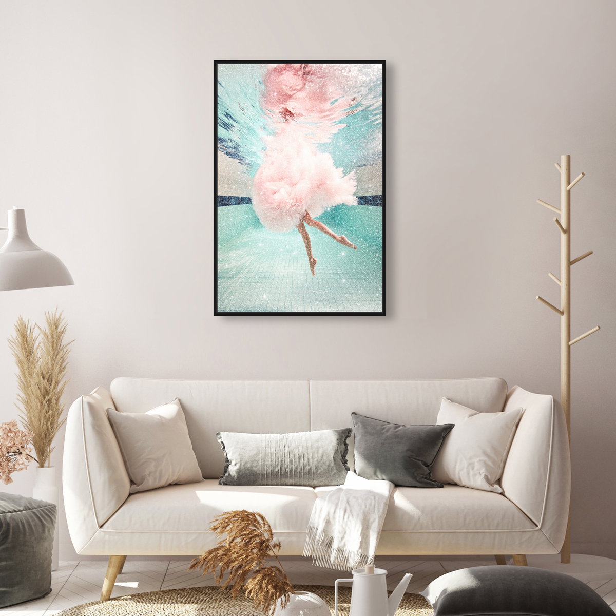 Aquatic Ballerina I (Diamond Dust), Art by Oliver Gal,  20x30 View 3