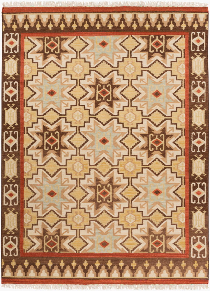 Jewel Tone II Handmade Rug, by Surya, 1'6" length x 1'6" width