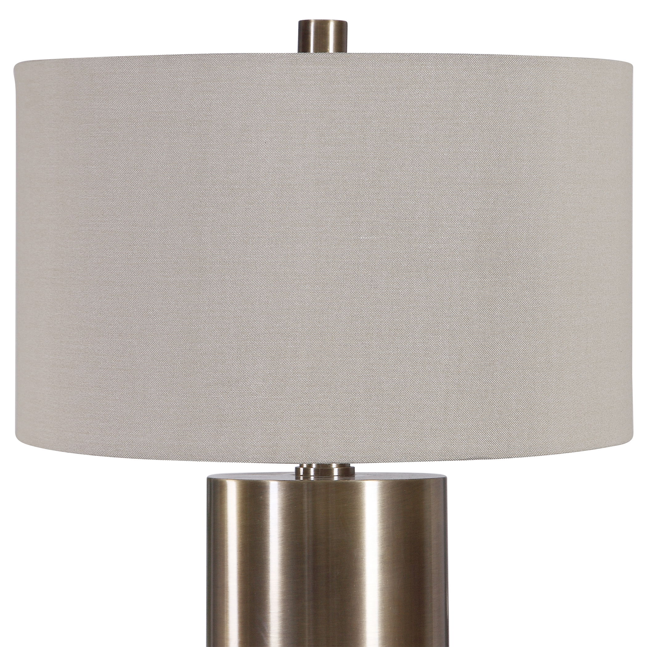 Taria Brushed Brass Table Lamp large image 