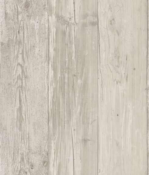Wide Wooden Planks Grey & Black Wallpaper