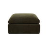 Cates Ottoman Dark Green, by Moe's Home, 36.25" width x 19.25" height x 36.25" depth thumbnail 3