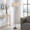 Prominence Brass Floor Lamp, by Uttermost, 17" width x 69.75" height x 17" depth thumbnail 2