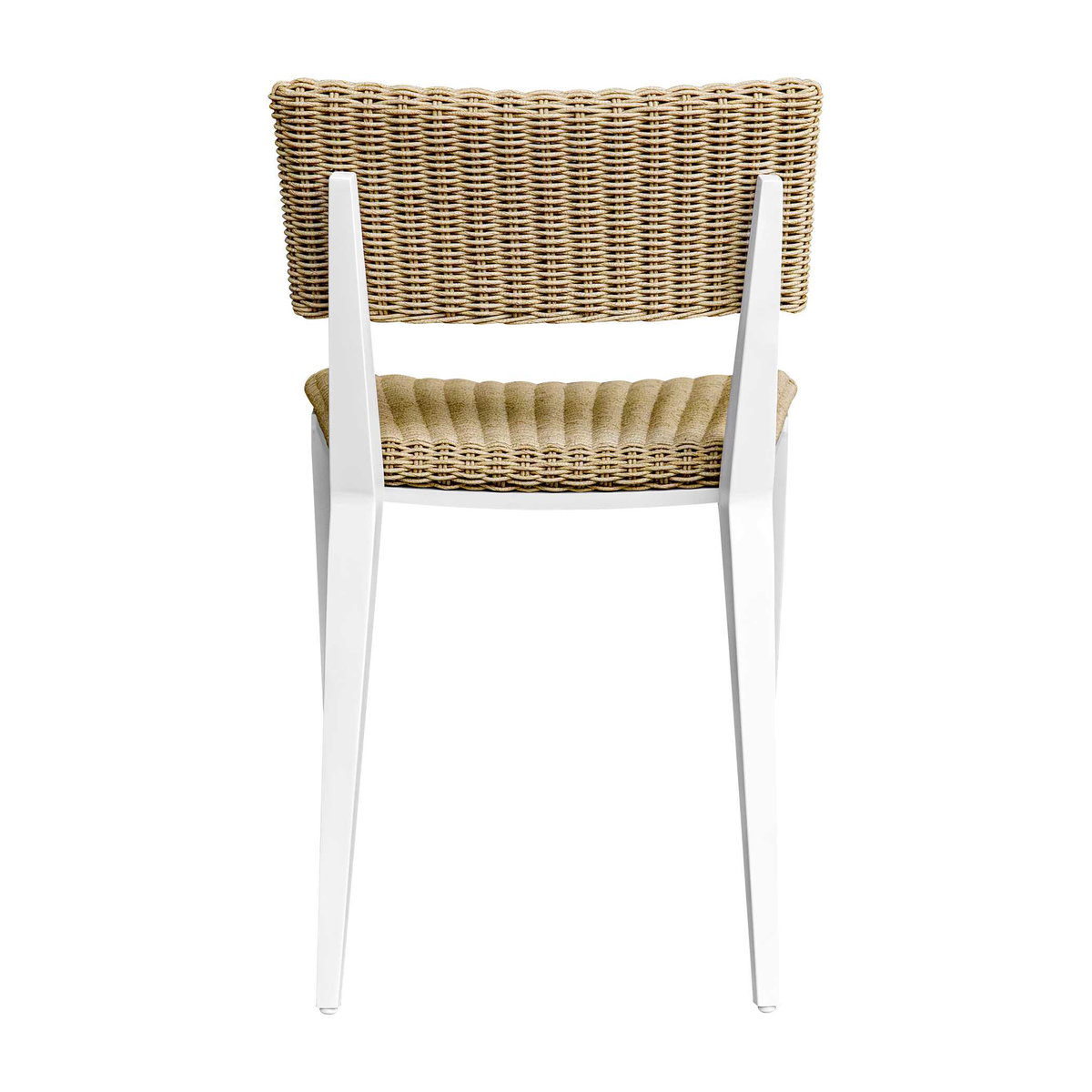 Calbas White Outdoor Dining Chair, Outdoor Chair by Uttermost, 1'7.75" width x 2'6.75" height x 1'10.6" depth View 7