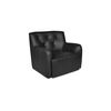 Sullivan Swivel Chair Black, Accent Chair by Moe's Home, 34.65" width x 33" height x 34.65" depth thumbnail 2