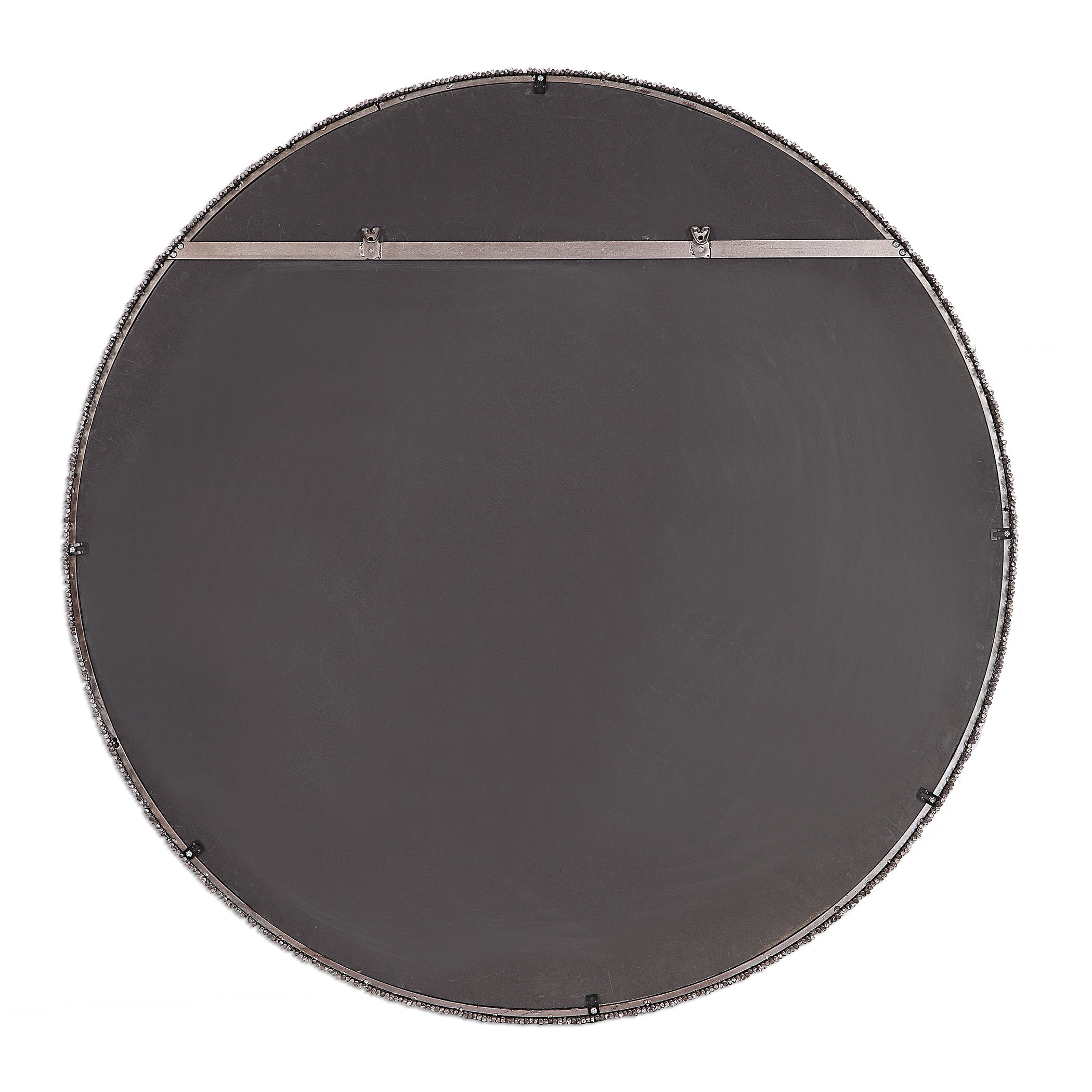 Ada Round Steel Mirror large image 