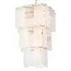 Chandelier Giardano Clear And Frosted Glass Antique Brass Finish, by Eichholtz USA, 24.8" width x 39.37" height x 24.8" depth thumbnail 6