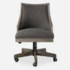 Aidrian Charcoal Desk Chair, Accent Chair by Uttermost, 22.5" width x 39" height x 25" depth thumbnail 1