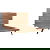 Madagascar Platform Bed Queen Brown thumbnail 2