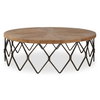Chain Reaction Wooden Coffee Table, by Uttermost, 54" width x 17" height x 54" depth thumbnail 1
